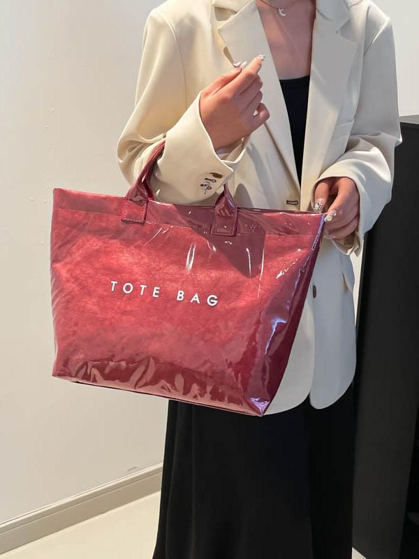 Versatile Large-Capacity Tote Bag - Trendy, Minimalist Style Women's Handbag for Everyday Use