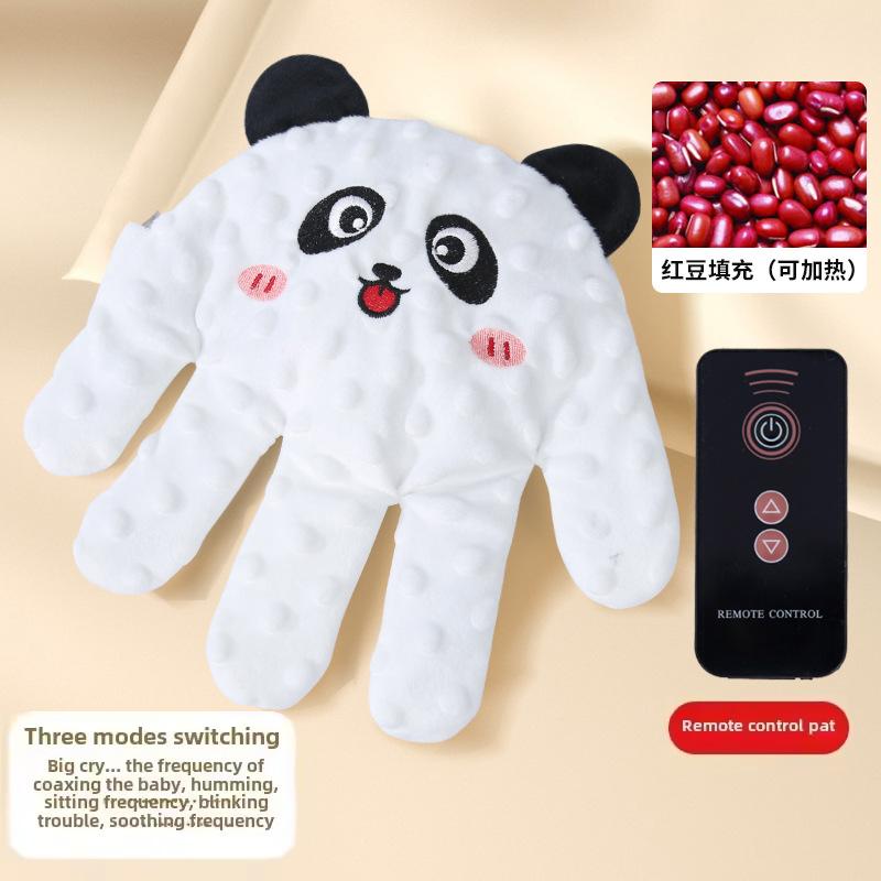 Newborn Electric Simulated Palm Sleep Pillow Baby Startle Prevention Sleep Pad Heated Remote Control Soothing Toy Accessories
