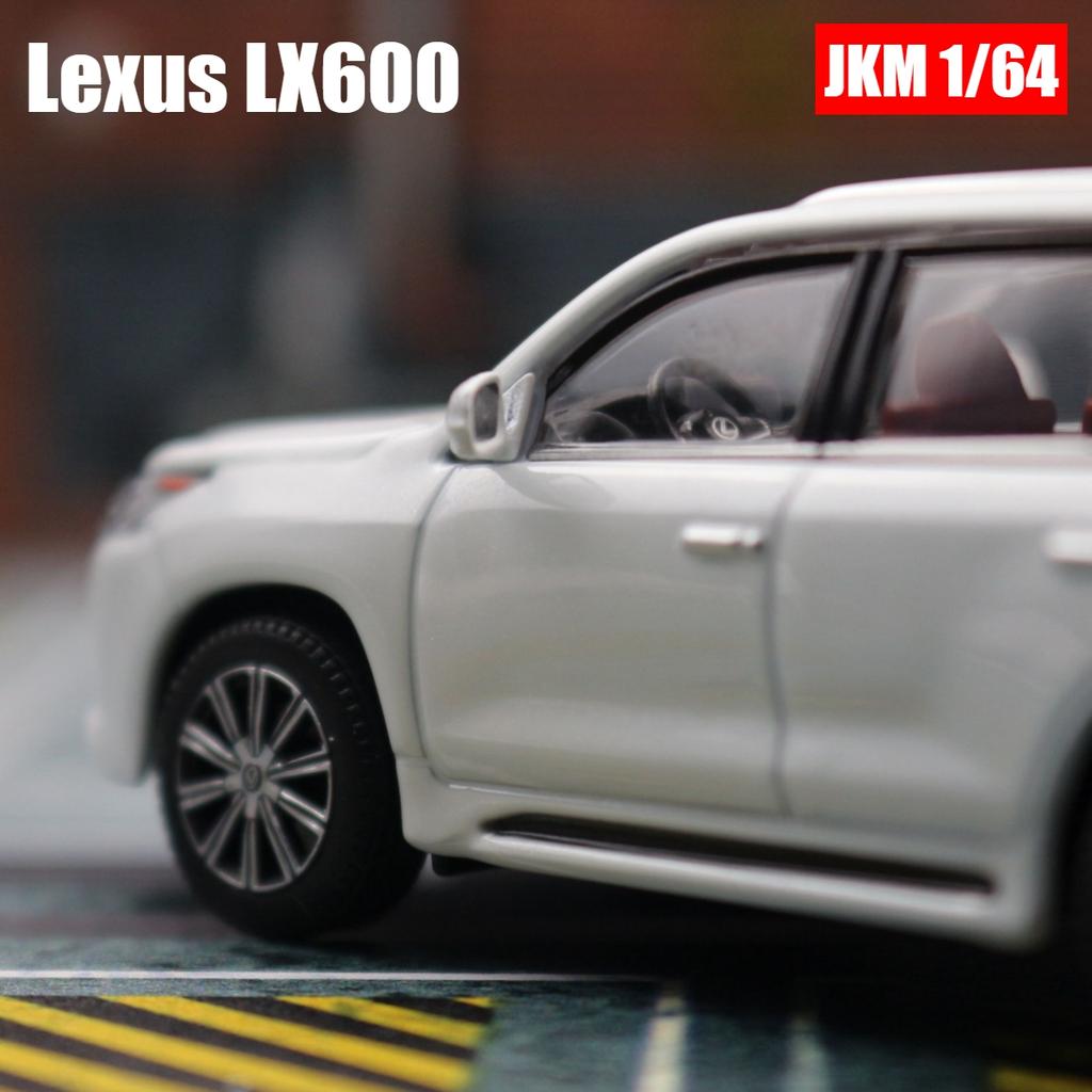 1/64 Lexus LX600 Miniaturmodell JKM Premium SUV Spielzeugauto Fahrzeug Freilaufräder Druckguss Zinklegierung Metall Sammlung Geschenk