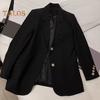 Women's Jacket Suit Casual Office Blazer Female Coat Lapel Collar Business Jacket for Work Party Outdoor Leisure Time