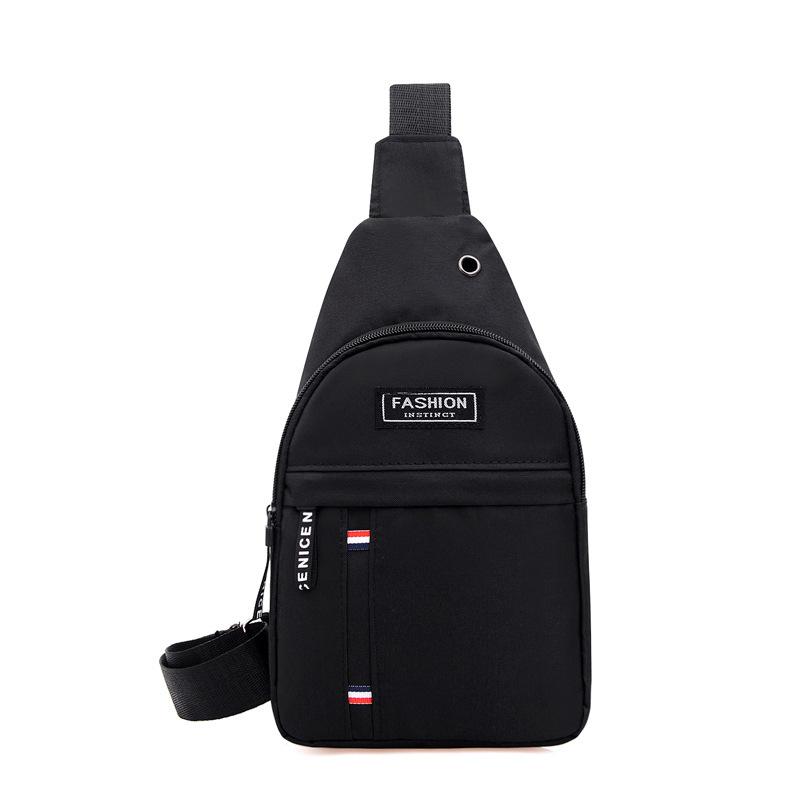 [Same-Day Delivery] Fashion Trend Shoulder Messenger Bag Men'S Large-Capacity Leisure Sports Men'S Bag Breast Bag Heat