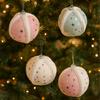 8CM Christmas Ball Ornament Shatterproof DIY Crafts Christmas Hanging Balls Foam Christmas Tree Pendant Home Decoration