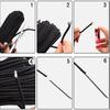 6 Pack Paracord Bracelet Stainless Steel Fid Lacing Stitching Needles Tool Set