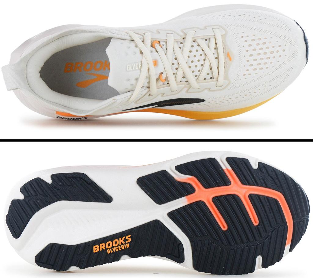 BROOKS Glycerin 23 - Herren Laufschuhe Running Schuhe Weiß 1104761D-228 ORIGINAL