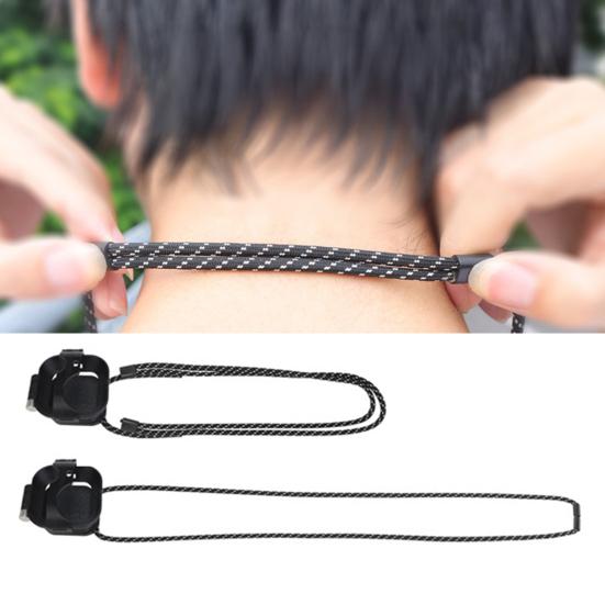 Magnetic Action Camera Chest Mount for Insta360 GO Ultra Hands-free Sports Camera POV Necklace Holder with Neck Strap Lanyard Camera Accessory