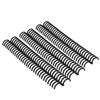 10 Pcs Loose Leaf Binding Spine 30 Holes 22mm Inner Diameter Wear Resistant Plastic Binding Rings