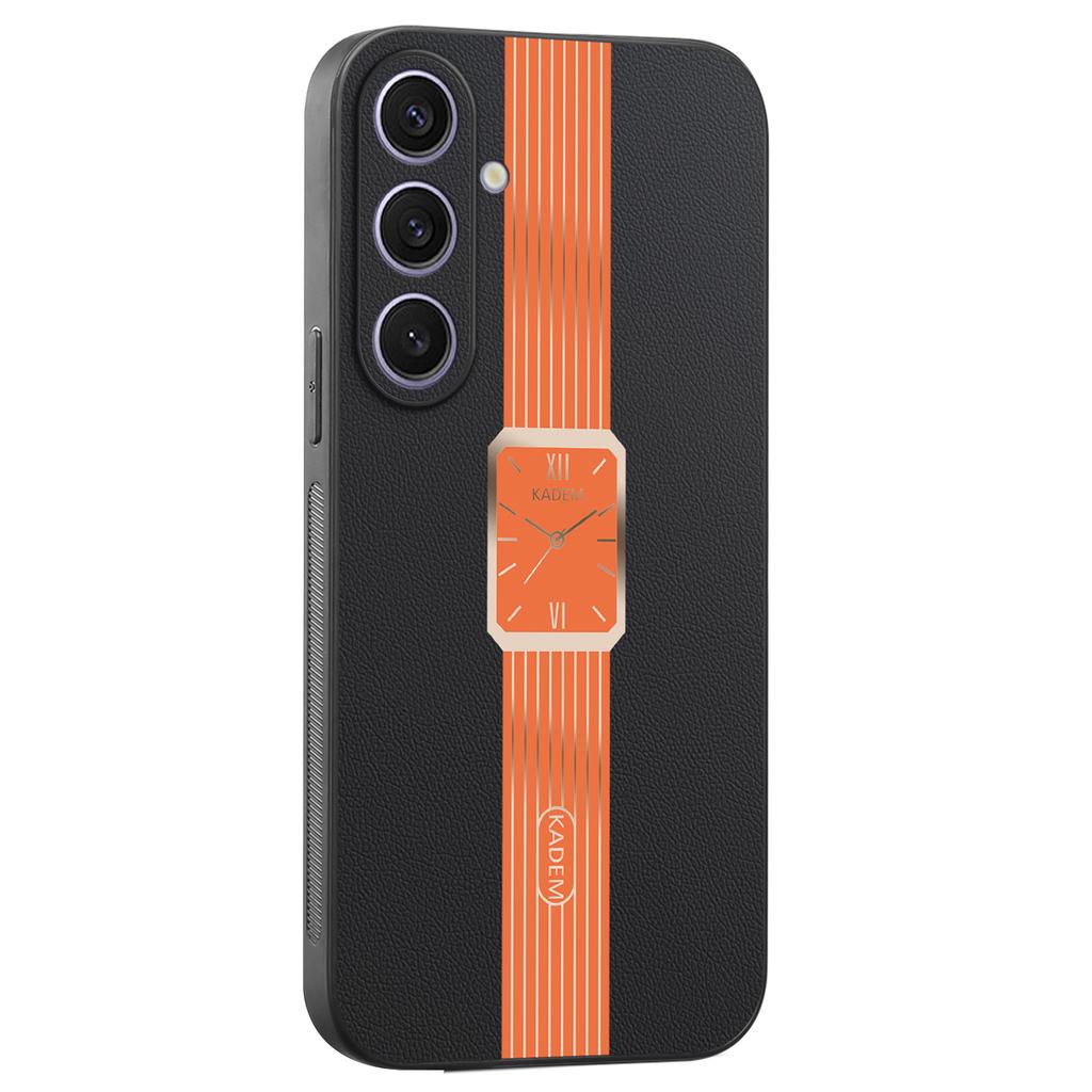 For Samsung Galaxy S25+ Case Leather+TPU+Acrylic Anti-Scratch Phone Cover