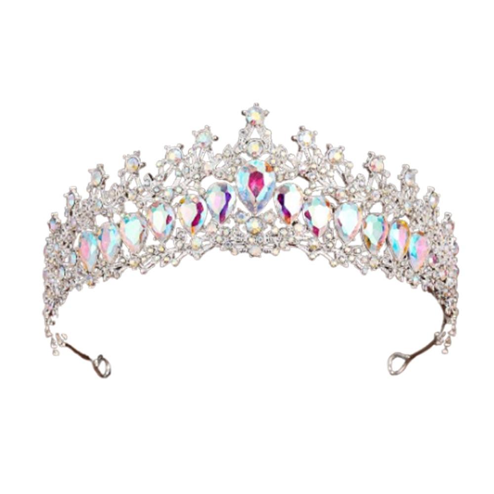 Luxury Zinc Zinc Alloy Princess Crown Shiny Bridal Headwear Trendy Girls Party Headbands  Themed Parties