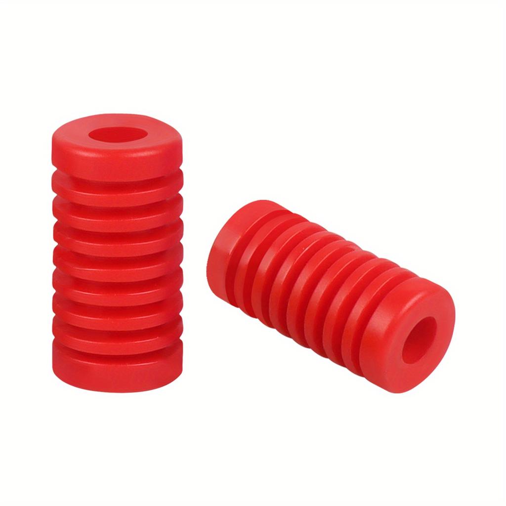 2pcs Motorcycle Gear Shift Lever Covers - Durable Rubber, Anti-Slip Pedal Pads for Enhanced Riding Comfort & Protection