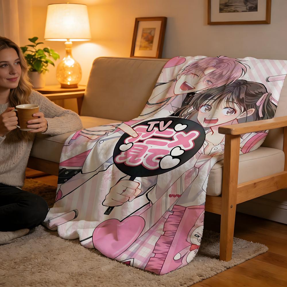

Tamonkun Ima Dotchi Tamon s BSide Throw High-Density Short Plush Blanket Soft For Sofa Air-Con Room. 75cmx90cm