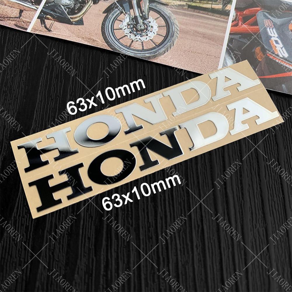 AAADK1 3D Car Motorcycle Honda Stickers Decals Tank Helmet Cbr Cb Pcx Wing Logo Red White Black