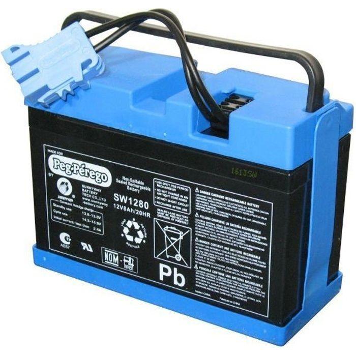 Batterie - PEG PEREGO - 12V 8Ah - Bleu - Bébé - Mixte