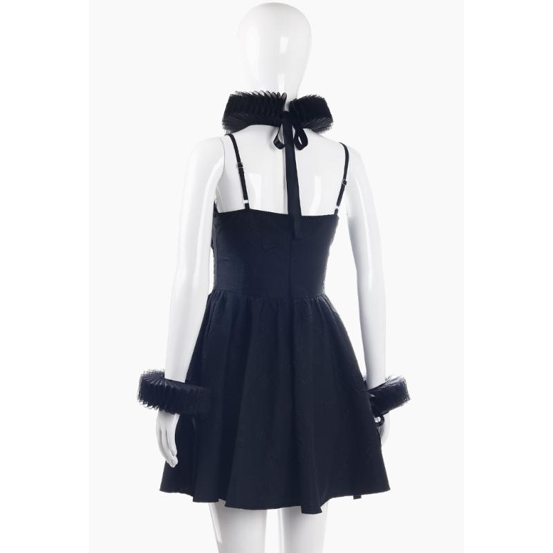 Ruff Collar Ruffled Cosplay Tie for Shirt Blouse Decorative Wristband False Collar Play Costume Accessories