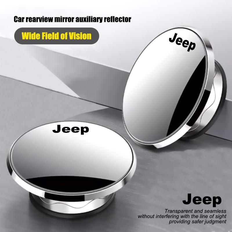 Car Rearview Mirror Image Extension Auxiliary Accessories For Jeep Grand Cherokee Patriot Liberty Wrangler JK Gladiator Compass AMS1