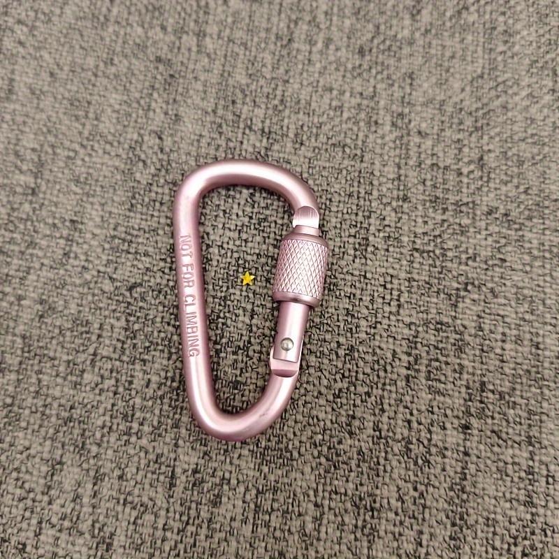 D-shaped Buckle Thickened Outdoor Keychain Buckle Aluminum Alloy Hook Earphone Box Bag Water Bottle Quick Clip