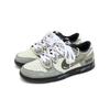 Nike Dunk Distressed Barcode SAML Low-Top Skateboard-Schuhe Herren Grau IO7606-010(Team6-)