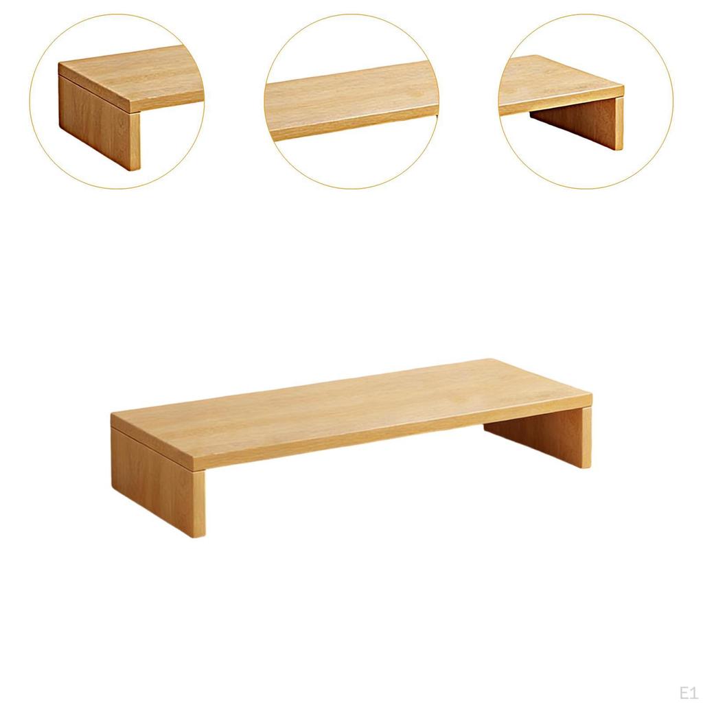 Stand Riser Bracket Durability Premium Ergonomic Versatile Wooden for Dorm Home Apartments Workplace