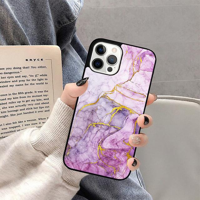 Marmor Geometrisches Handyhülle Für iPhone 17 Air Plus Max 15 14 13 12 Pro Max Hülle Schale