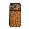 Korean Style Wild Leopard Print Phone Case for iPhone 14/15/16/17 Pro Max