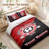 Custom Name Bedding Set 3 PiecesSheffield United FC Print Duvet Cover + 2 Pillowcases Soft Bed Decor