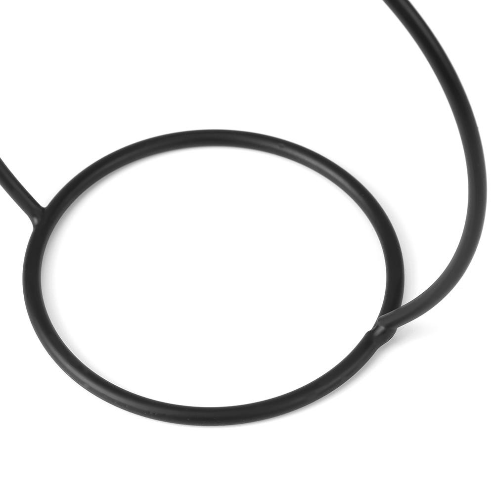 

Креативные формы, черная металлическая ваза для цветов, рамка, держатель для растений, кафе, домашний декор D