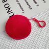 Round Shape ID Card Bag Solid Color Keychain Wallet Fashion Coin Purse  Gift