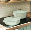 Чугунная Кастрюля Tefal Lov, круглая, 28 см, светло-зелёная (E2587204)