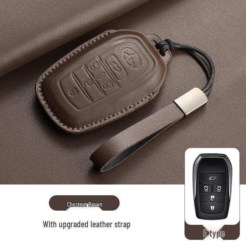 Compatible Leather Key Case for Toyota Sienna, Alphard, Granvia