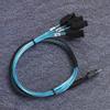 12Gbps Connecting Line MINI SAS 38p SFF‑8654 To 4 X Sata Server Data Transmission Cable