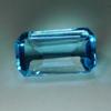 6 Ct Natural Baguette Shape Ocean Blue Aquamarine CERTIFIED Loose Gemstone A++