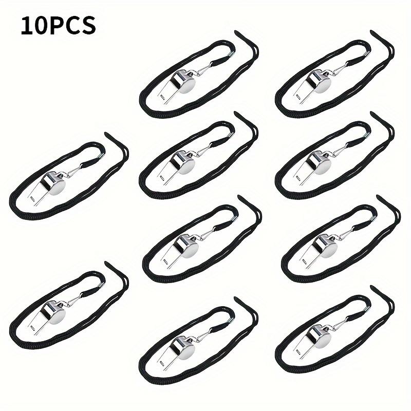 1/10Pcs Stainless Steel Metal Whistles, Professional Football Basketball Sports Referee Training Whistle