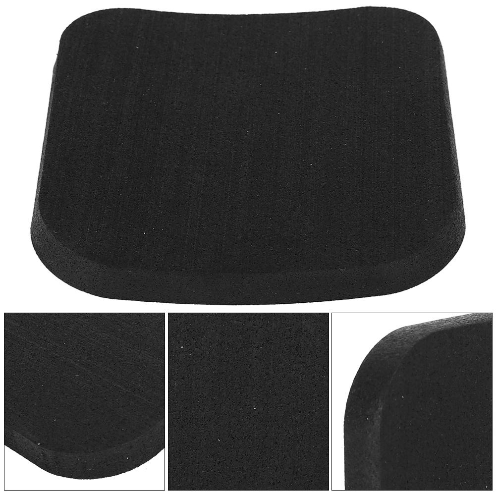 6PCS Thickened Rubber Pads Treadmill Shock Damping Color Spot Cushions for Home GymBlack