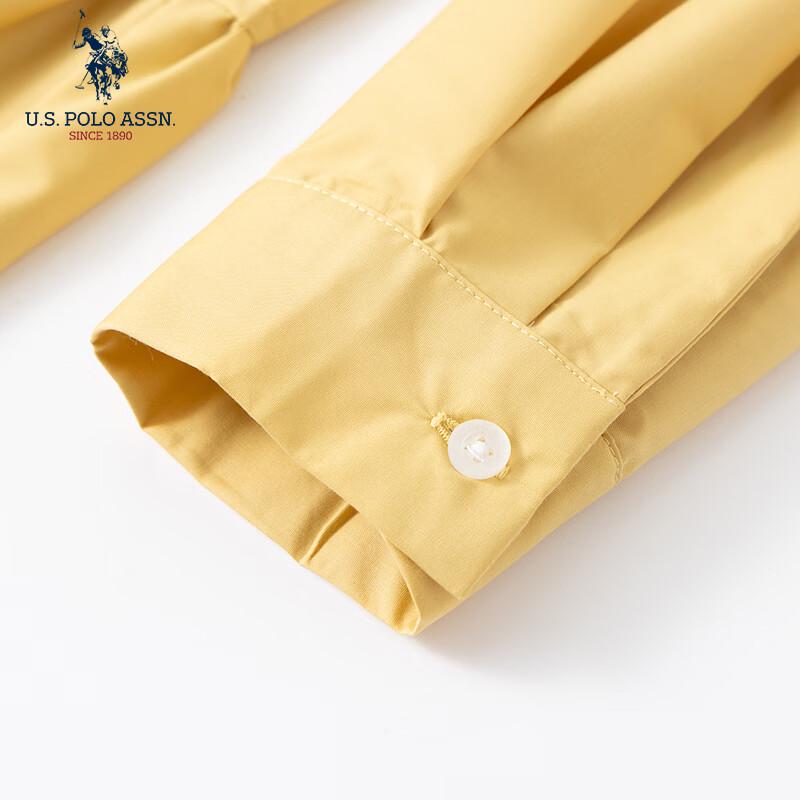 U.S. POLO ASSN. Women's Long Sleeve Shirt Dress