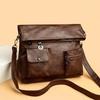 Women's vintage cargo bag one-shoulder crossbody bag