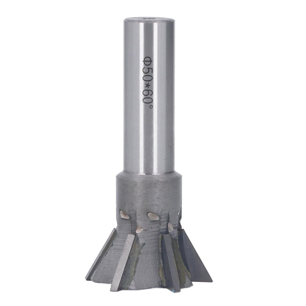 Schwalbenschwanzfräser, Abschrecken, Hartmetall, 6 Klingen, gerader Schaft, Fräswerkzeug für Edelstahl