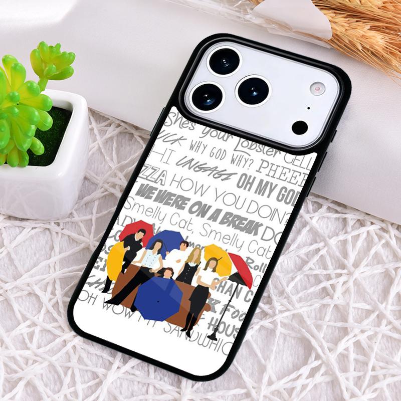 Friends TV soft Phone Case for iPhone 17 Air 16 15 11 12 14 13 Pro Max Shockproof Cover