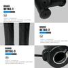 Right Handle Throttle Bicycles Electric Bike Twist Throttle Grip ABS Material Tool Free Installation Ergonomic Design