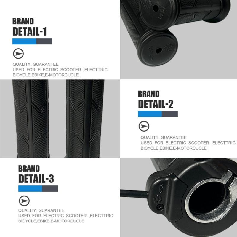 Right Handle Throttle Bicycles Electric Bike Twist Throttle Grip ABS Material Tool Free Installation Ergonomic Design