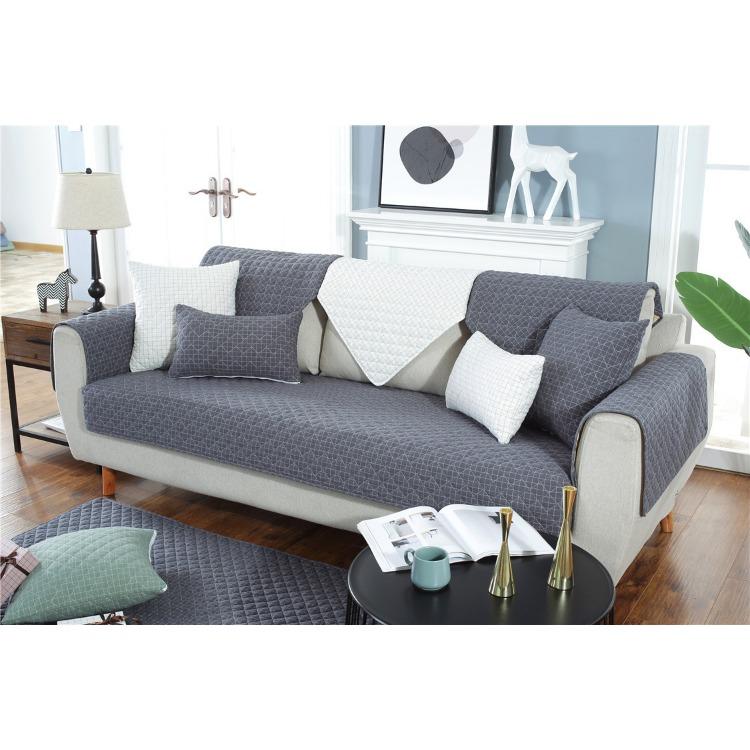 Sofakissen Baumwolle Sofabezug Sofakissen Rutschfestes Kissen Maßgefertigter Sofabezug Komplett Umhüllter Bezug
