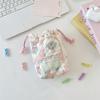 Modern Minimalist Polyester Coin Purse With Drawstring For Travel And Makeup Storage