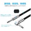 Feych Guitar Cable 1m S-L Plug High Durability Nylon Instrument Shield for Bass Keyboard Amp Drum