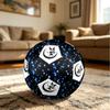 1PC Blue Starry Sky Moonlit Fairy Flight Soccer Ball Size 5 Football Machine Sewn Indoor/Outdoor Universal Football Gift W9