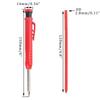 Solid Carpenter Pencil Set Woodworking Tools Mechanical Pencil 3 Colors Refill Construction Job Tools Carpentry Marking Scriber ZPG