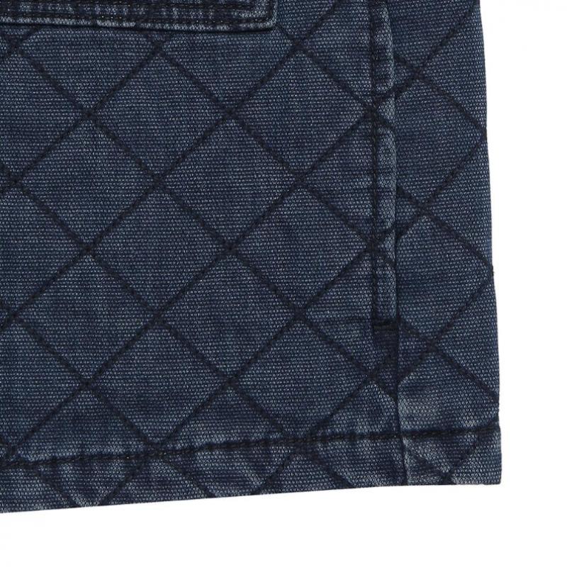 Hazzys Kids British Denim Quilting Jacket  Hsf12db58m Bu 