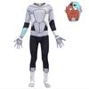 Teen Titan Anime Cyborg Costume Comic Superhero Cosplay Jumpsuit Fancy Dress