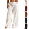 Pantaloni Larghi Casual da Donna per le Vacanze con Vita e Vestibilità Larga