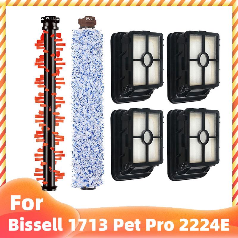 Spare For Bissell Crosswave 1713 1785 1866 1868 1934 1926 Pet Pro 2223N Cordless 2582N Hepa Filter Roller Main Brush