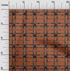 oneOone Cotton Flex Fabric Check Ikat Print Fabric By Yard 40 Inch Wide