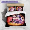 Kpop Demon Hunters Pattern Printed 3PCS Bedding Set, Soft Skin-Friendly Washable Duvet Cover & Pillowcases Set