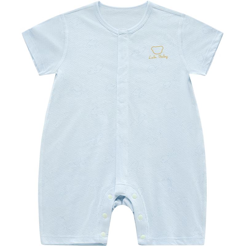 Labby Baby Summer Mesh Short Sleeve Romper Sleepsuit